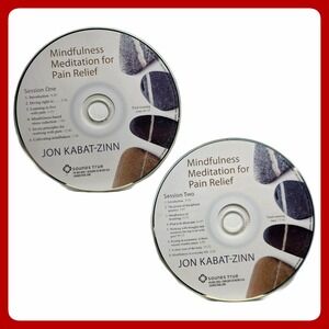 Jon Kabat-Zinn Mindfulness Meditation Audio Program 2CD Wellness Self Help EUC